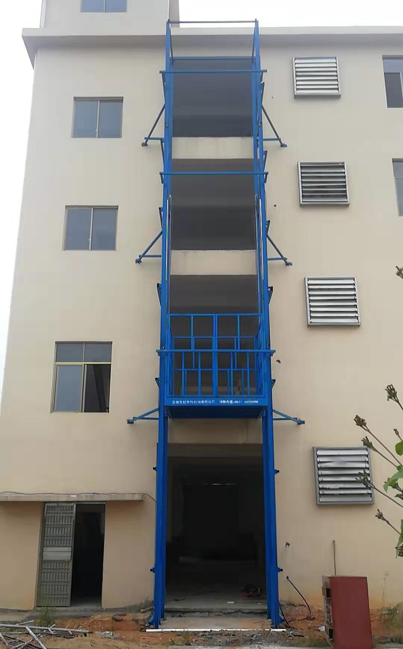 泉州室外导轨式升降平台